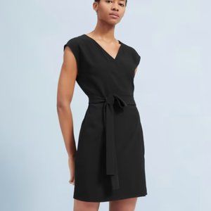 The Japanese GoWeave Short-Sleeve Mini Wrap Dress